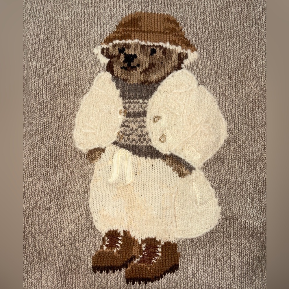 Ralph Lauren Polo Bear Rollneck Sweater - Picture 2 of 8